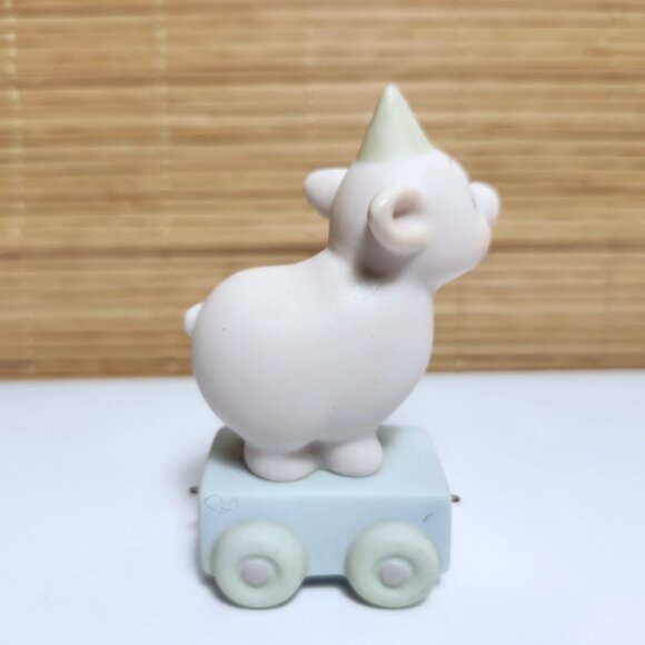 Precious Moments Pig Heaven Bless Your Special Day 3 Bisque Porcelain Vintage - Picture 3 of 7